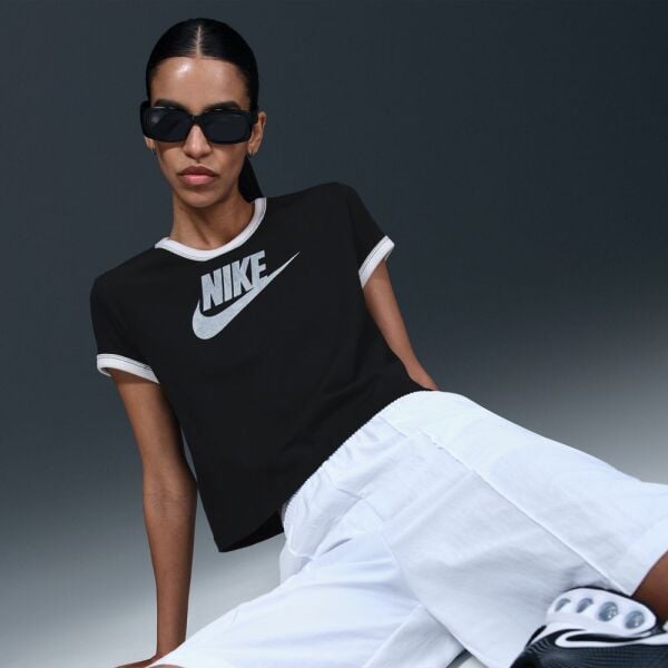 W NSW SS RINGER TEE VNTG RUN