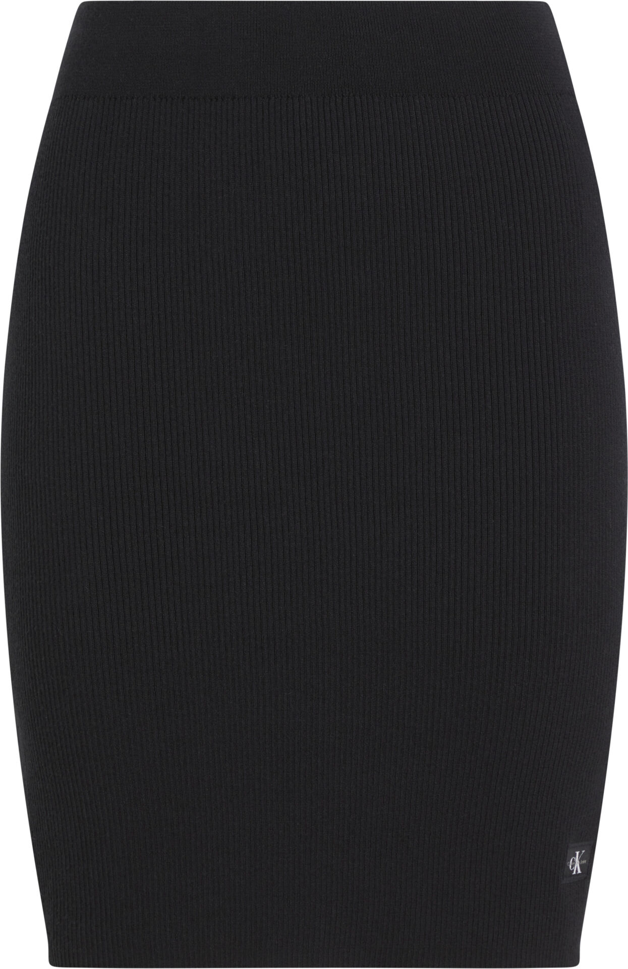 WOVEN LABEL SWEATER SKIRT