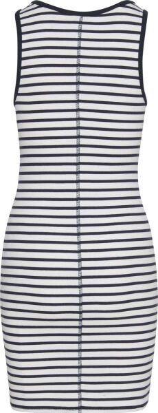 COTTON RIB STRIPE SL DRESS