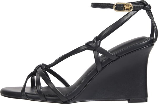 LEATHER KNOTS WEDGE SANDAL