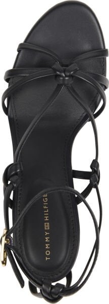 LEATHER KNOTS WEDGE SANDAL