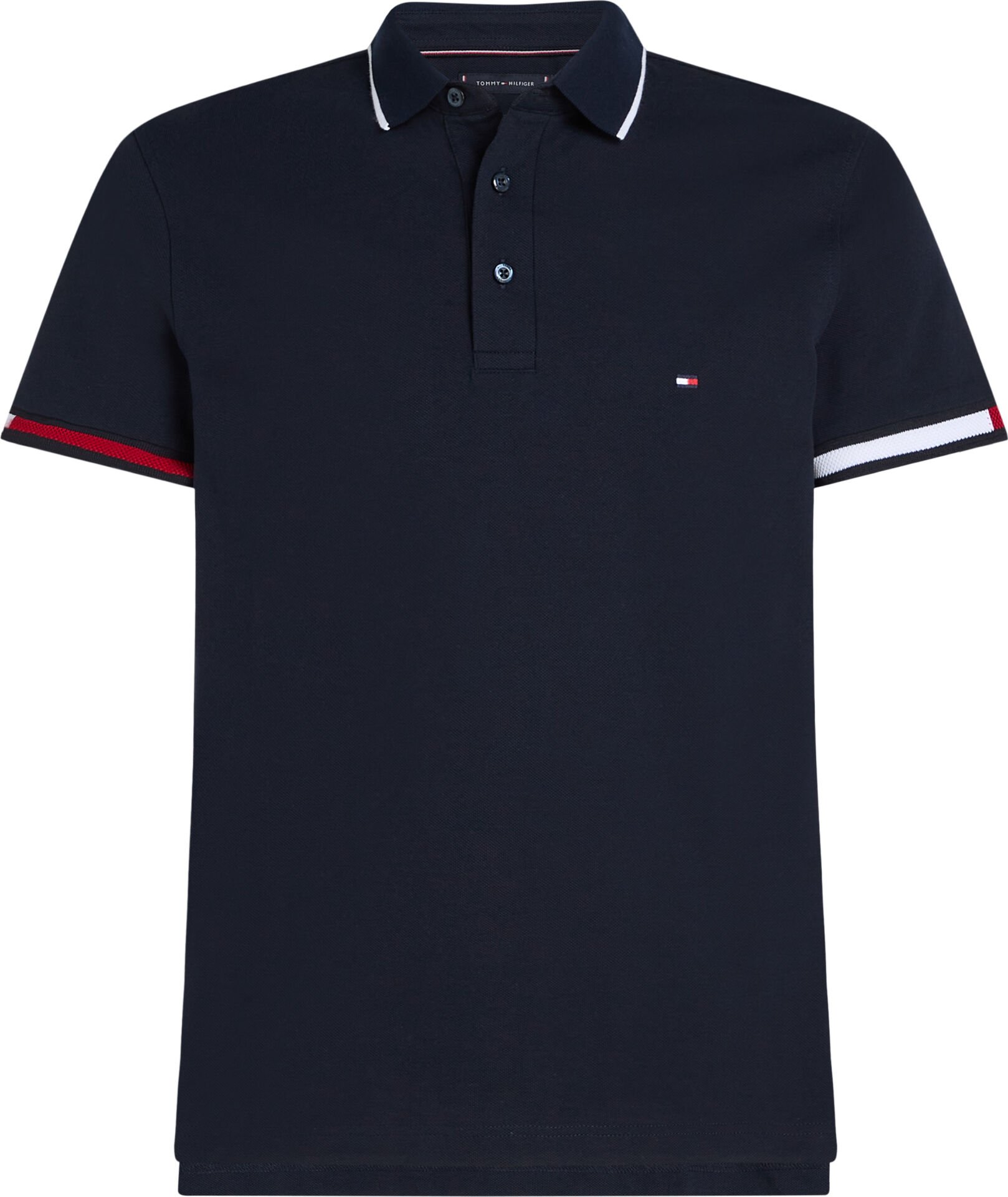 FLAG CUFF SLIM FIT POLO