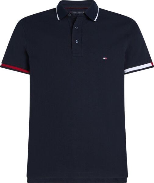 FLAG CUFF SLIM FIT POLO