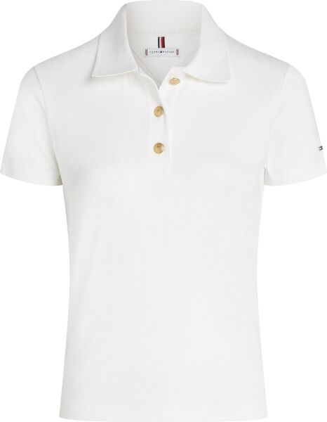 SLIM GOLD BUTTON POLO SS