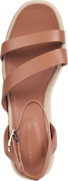 ANKLE STRAP LEATHER PLATFORM