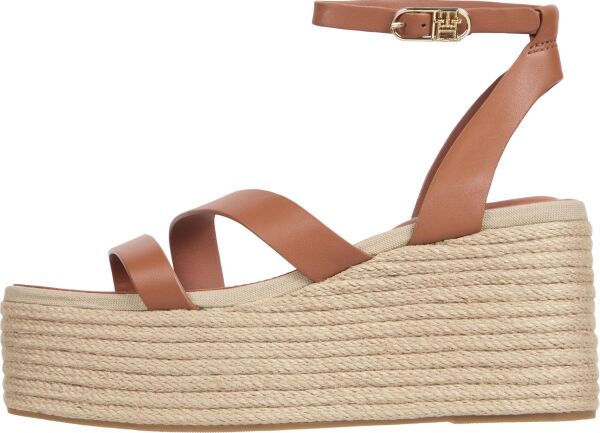 ANKLE STRAP LEATHER PLATFORM