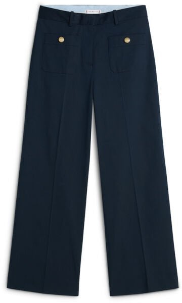 PREPPY COTTON WIDE LEG CHINO