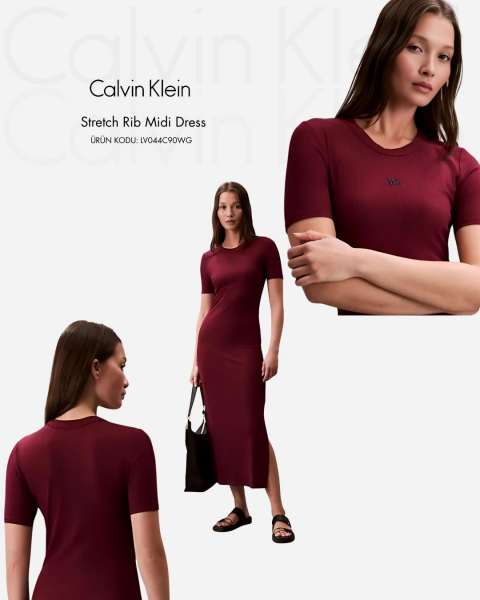 A - MODAL RIB SS DRESS