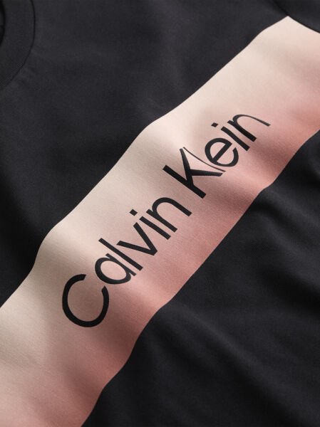 LINEAR OMBRE CHEST LOGO T-SHIR