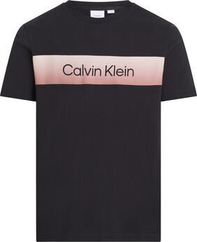 LINEAR OMBRE CHEST LOGO T-SHIR