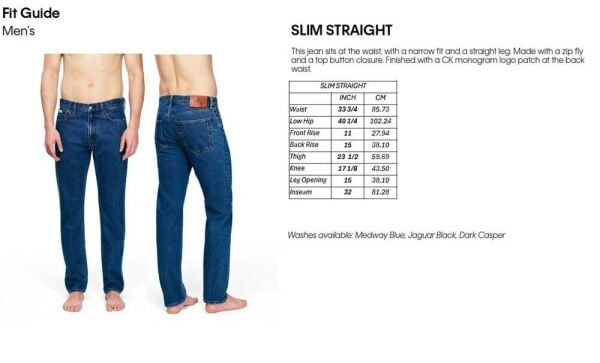 SLIM STRAIGHT MEDWAY BLUE JEAN