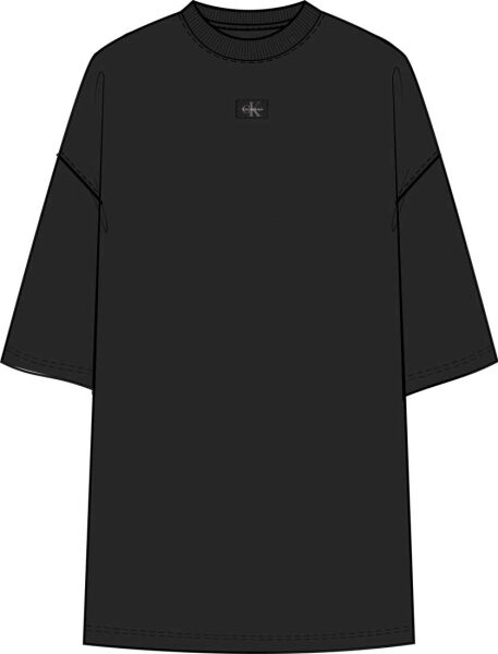 SS WOVEN LABEL OVERSIZED TEE D