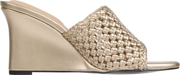 CROCHET METALLIC LTHR WEDGE MU