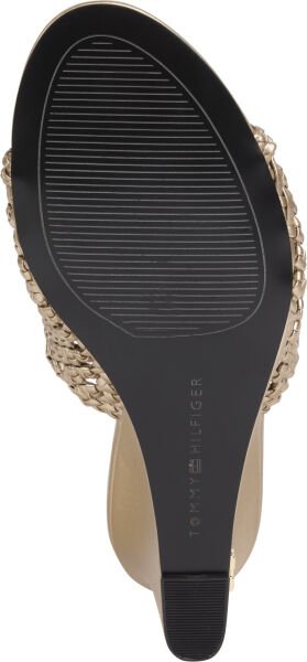 CROCHET METALLIC LTHR WEDGE MU