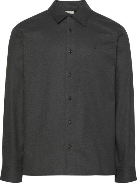 LS MELANGE FLANNEL EASY SHIRT