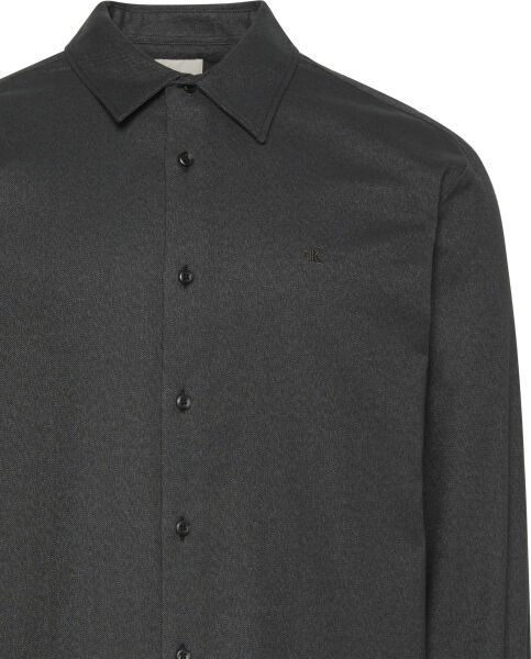 LS MELANGE FLANNEL EASY SHIRT