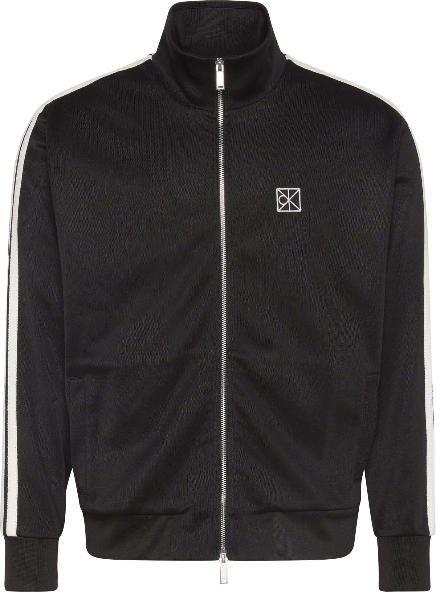 DBL KNIT STRIPE TRACK JACKET