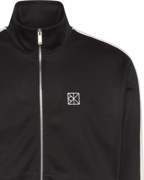 DBL KNIT STRIPE TRACK JACKET