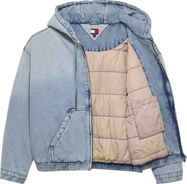 DENIM PADDED HOOD JACKET DI201