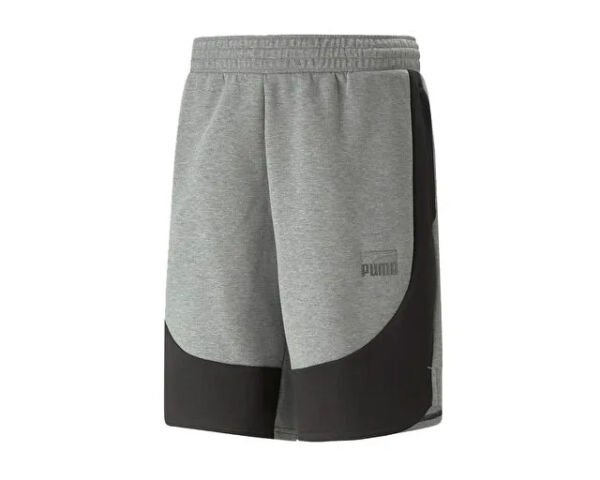 Dime Short Medium Gray Heather-PUMA Blac