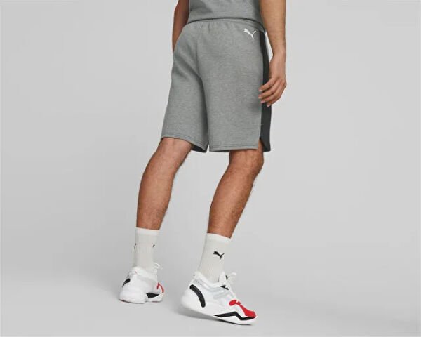 Dime Short Medium Gray Heather-PUMA Blac