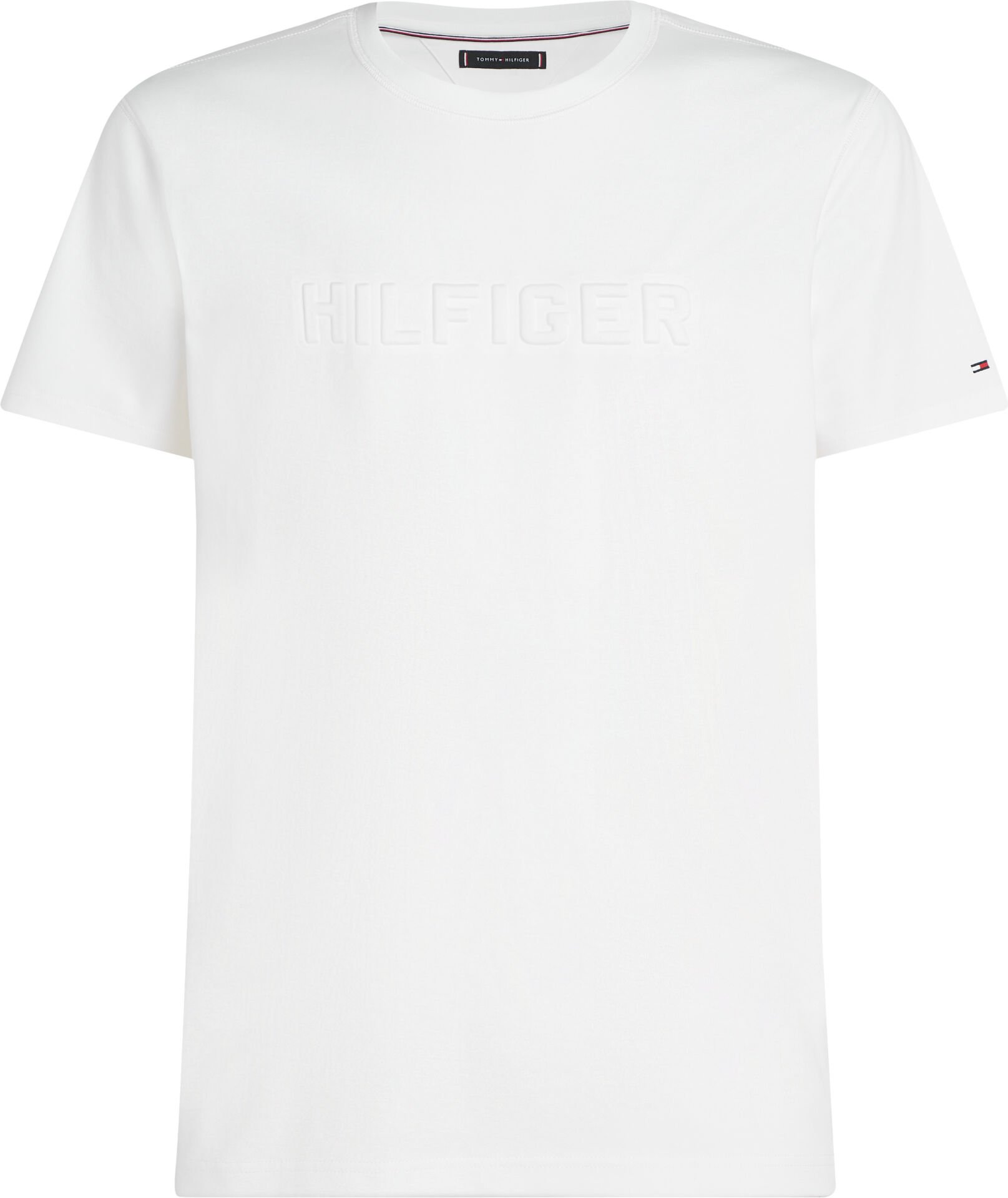 HILFIGER ARCH EMBOSSED TEE