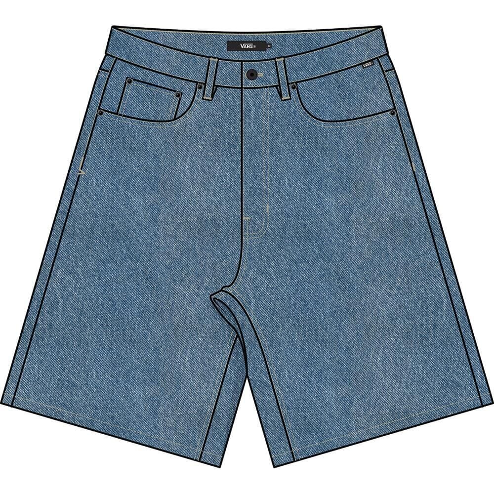 CHECK-5 BAGGY DENIM SHORT
