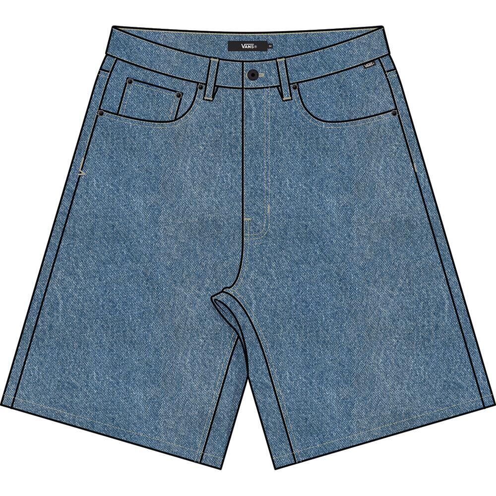 CHECK-5 BAGGY DENIM SHORT