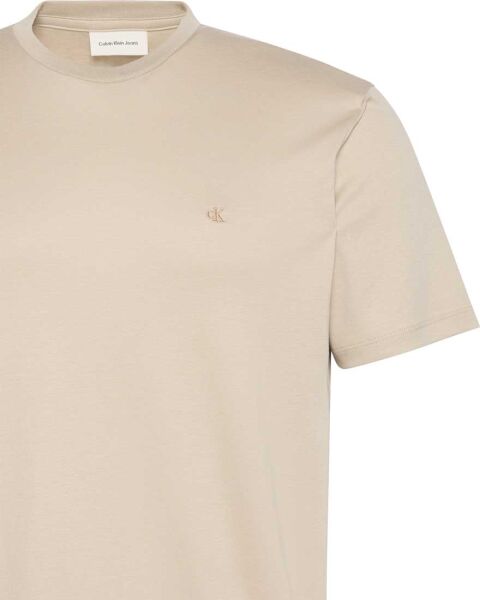 SS SUPIMA CHEST EMB CREWNECK T