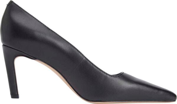 TH LOGO LEATHER PUMP SLANTED H