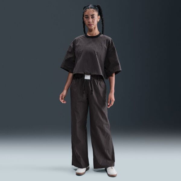 W NSW STRIPE PPLN BOXY TOP
