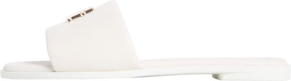 TH LOGO HARDWARE LEATHER MULE