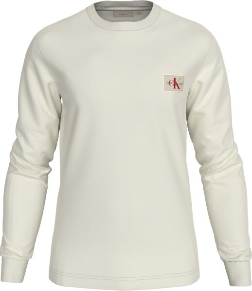 WOVEN LABEL WAFFLE LS TEE