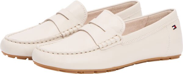 FLAG LEATHER DRIVER LOAFER