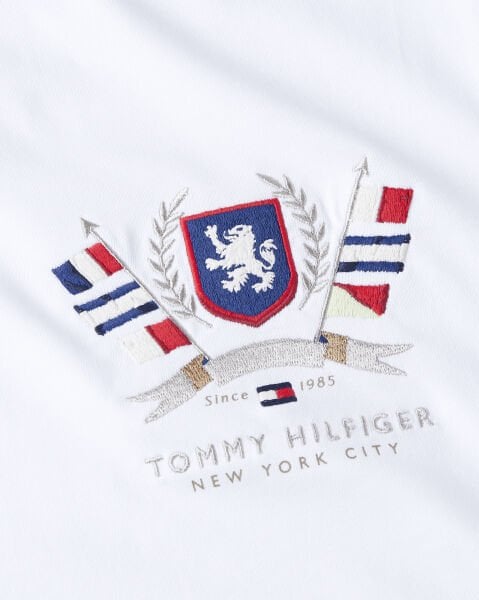 HILFIGER COLOUR CREST TEE