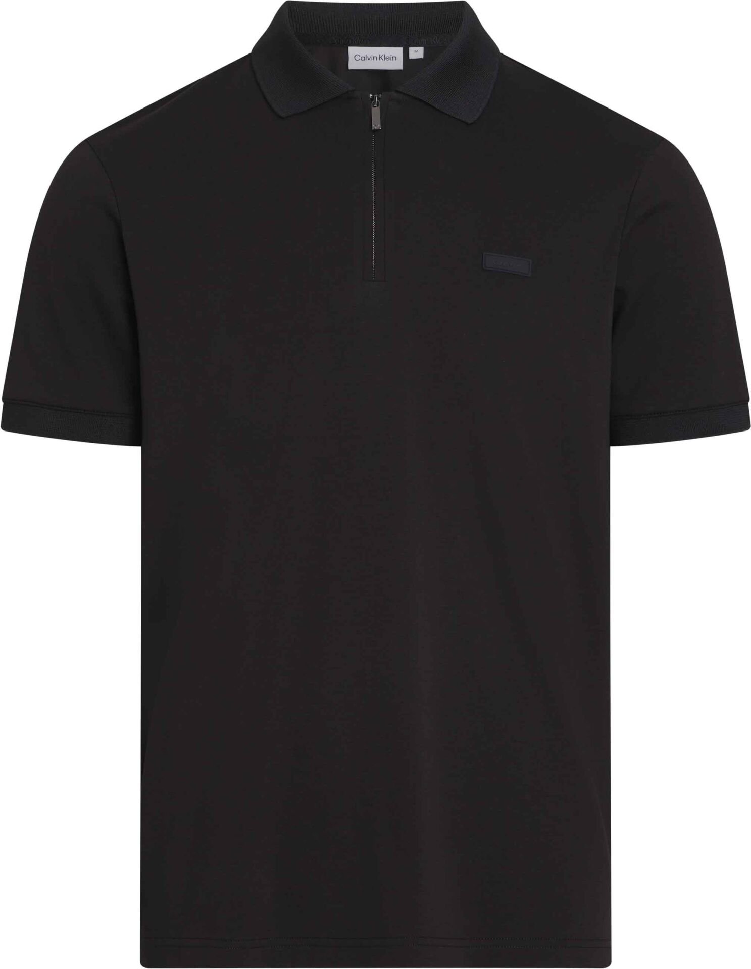 SMOOTH COTTON WELT ZIP POLO
