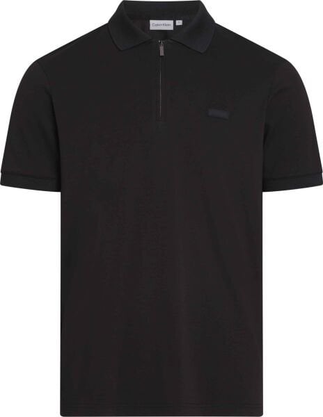 SMOOTH COTTON WELT ZIP POLO
