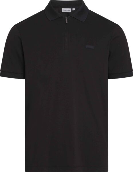 SMOOTH COTTON WELT ZIP POLO