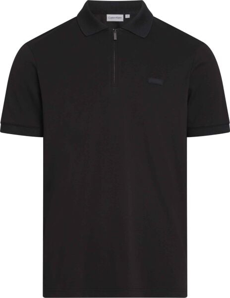 SMOOTH COTTON WELT ZIP POLO