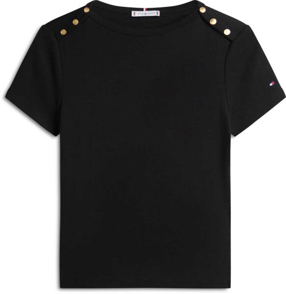GOLD BUTTON SLIM SS TEE