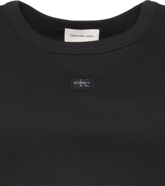 A- WOVEN LABEL 2X2 RIB BABY TE
