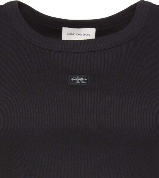 A- WOVEN LABEL 2X2 RIB BABY TE