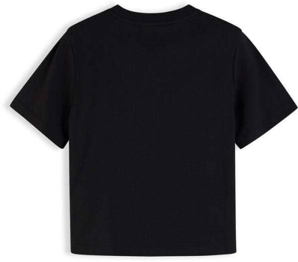 BOXY INTERLOCK SS CNK TEE