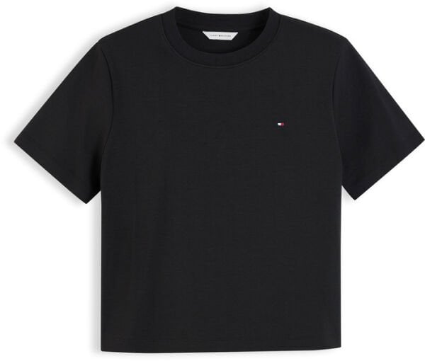 BOXY INTERLOCK SS CNK TEE