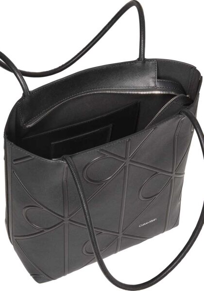 EMBOSSED AOP LEATHER SMALL TOT