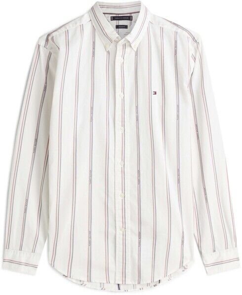 POPLIN JACQUARD STRIPE SHIRT