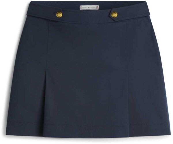 PREPPY COTTON PLEAT MINI SKIRT