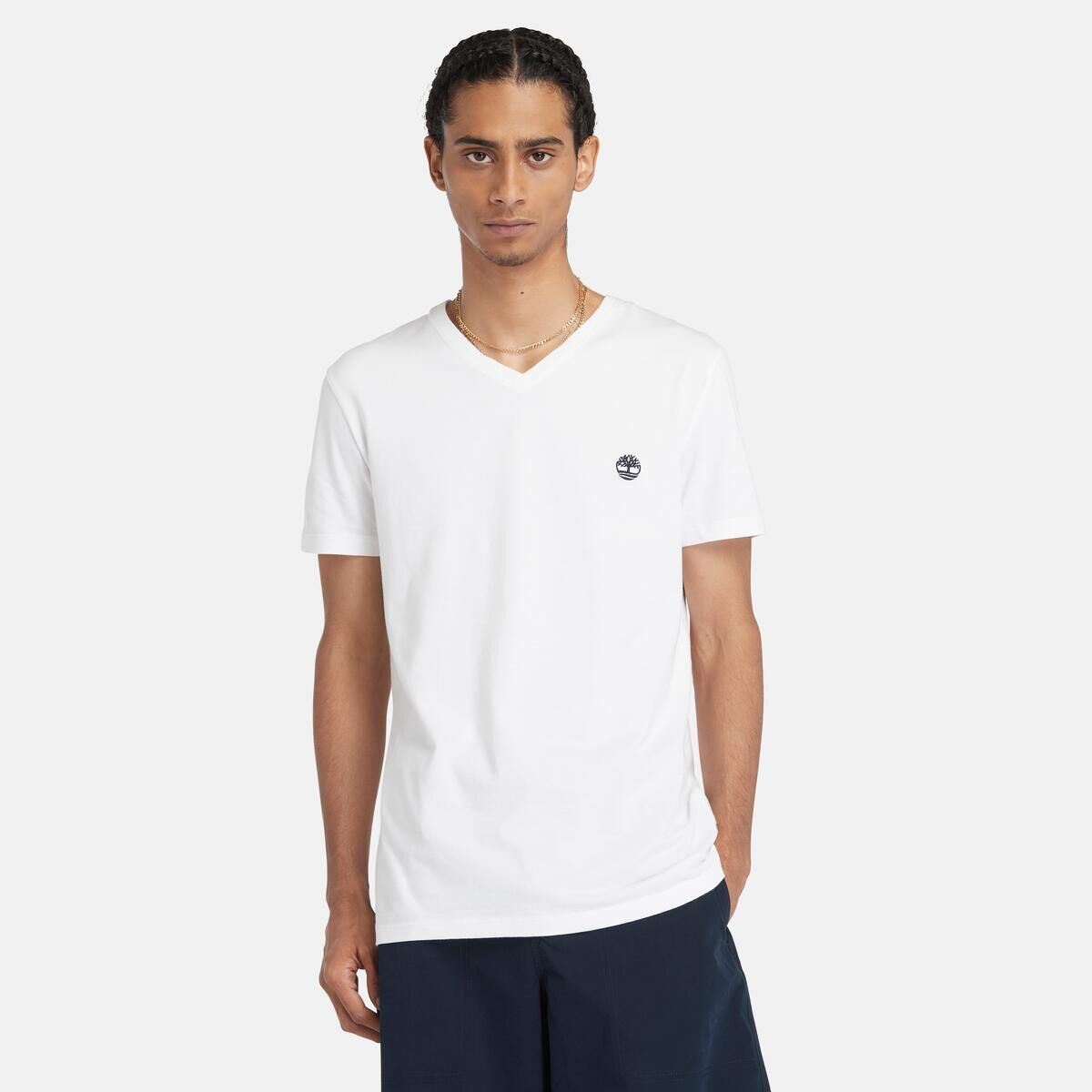 DUNSTAN RIVER V Neck Short Sleeve Tee