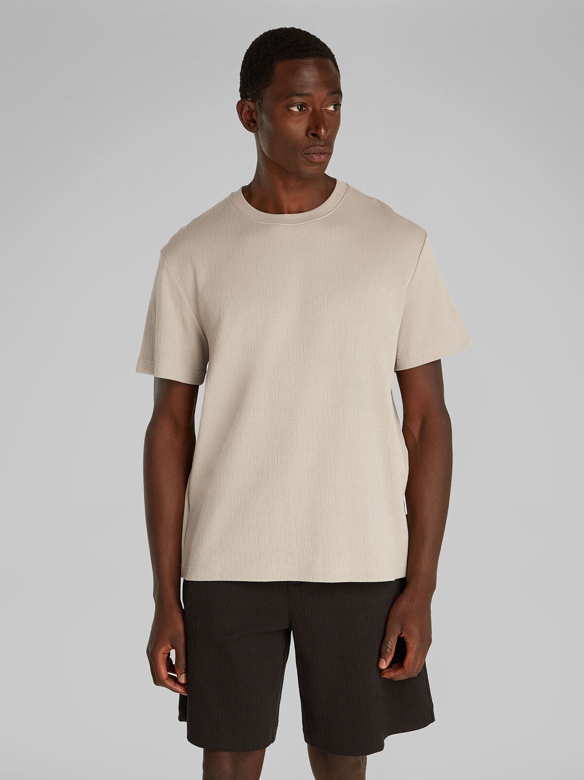 TEXTURED T-SHIRT - TWILL