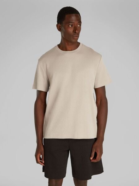 TEXTURED T-SHIRT - TWILL